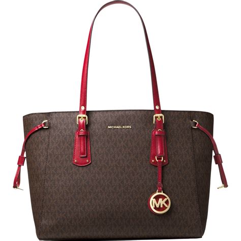 michael kors voyager medium top zip tote bag|michael kors voyager tote sale.